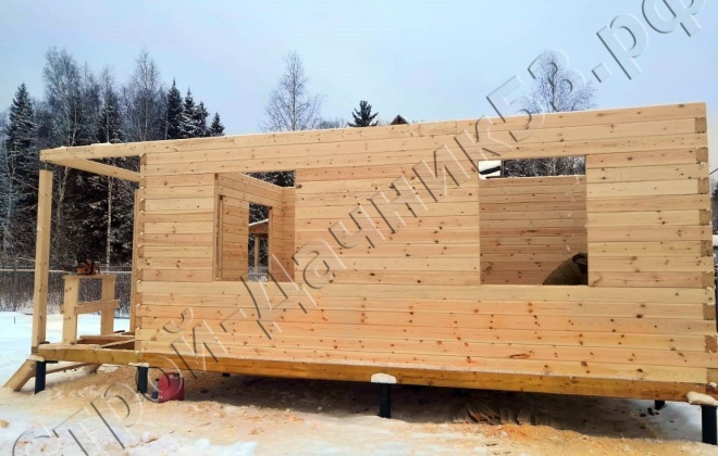 4 брусовой дом 4×7.5, 30 м², московская область,  пушкинский район, деревня луговая, снт третьяково (6)